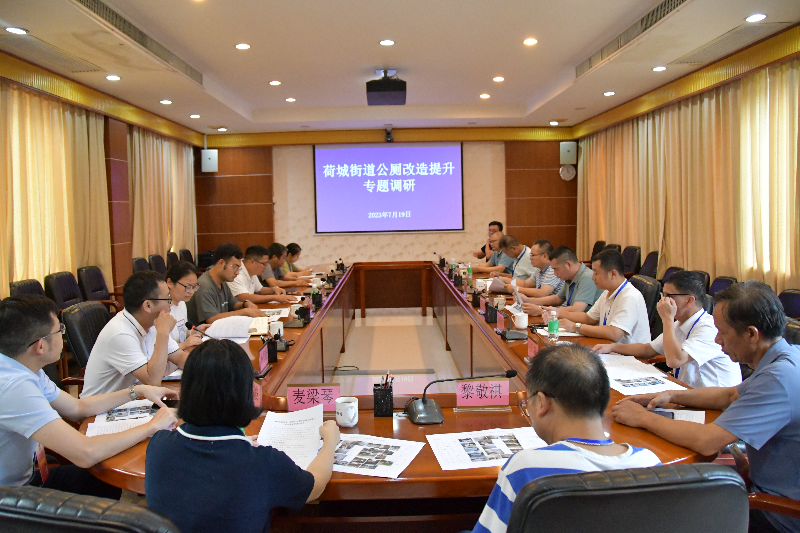 2023年7月19日，荷城街道办201会议室 ，组织区人大代表开展荷城街道公厕改造提升专题调研（陆敏林 摄）(1).JPG